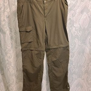 Columbia zip off hiking pants size 14